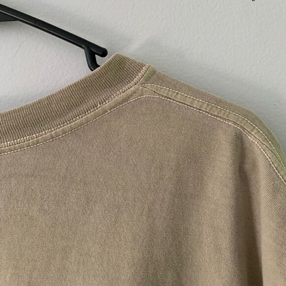 Gilden Golden Gate Bridge San Francisco CA Graphic T-shirt Beige Size L Unisex - Picture 3 of 6